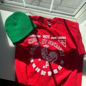Sriracha sweatshirt Halloween costume Medium unisex